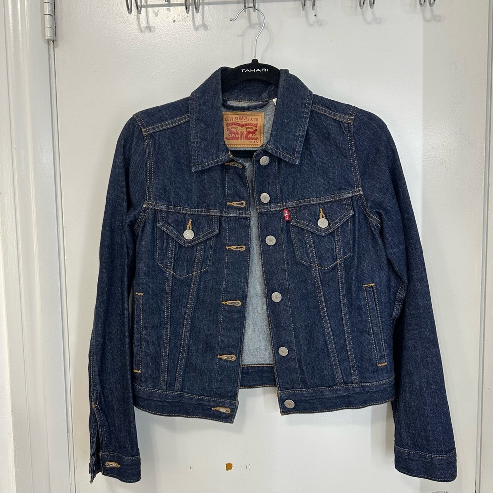 Levi's Women's Denim Jacket - Dark Blue